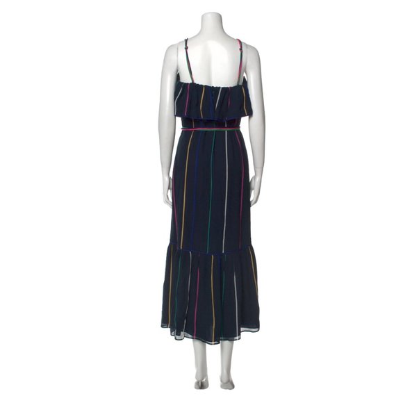 DEREK LAM  Striped Long Dress Size: S | US 4 - Picture 3 of 4